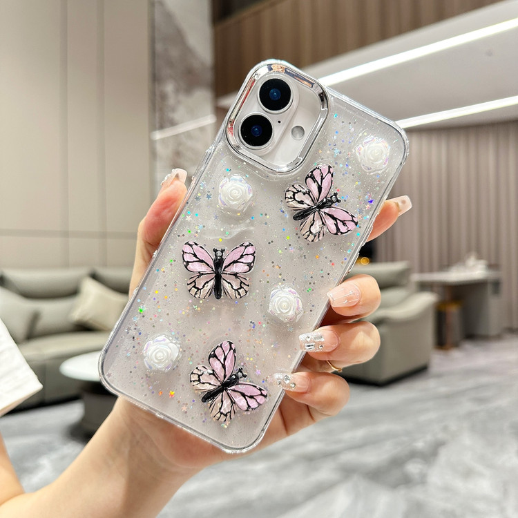 کاور شفاف شاین پروانهای 3D آیفون 14 پرو مکس