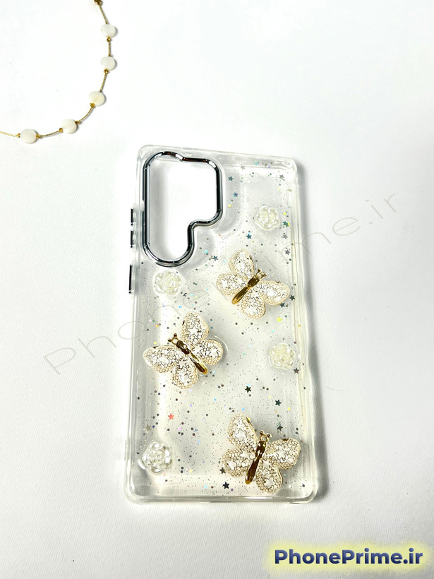 کاور شفاف شاین پروانهای 3D سامسونگ Galaxy S23 Ultra