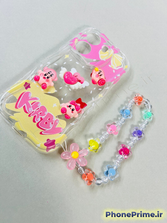 قاب شفاف فانتزی دخترانه Kirby برجسته 3D سامسونگ A55