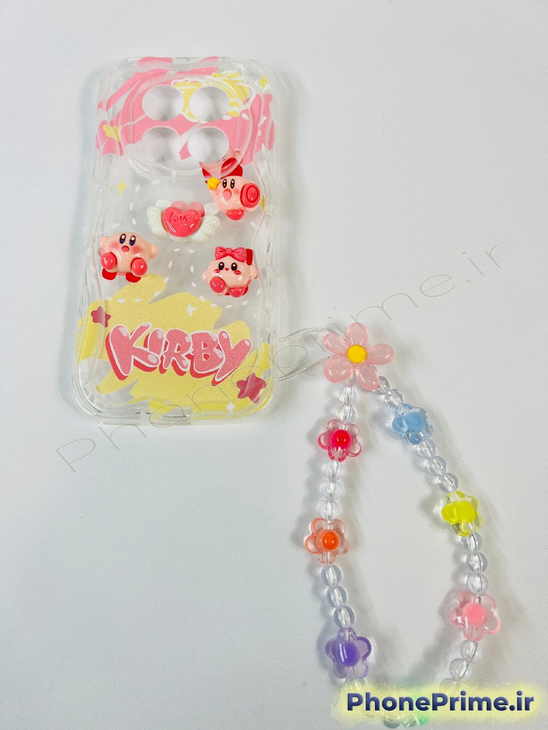 قاب شفاف فانتزی دخترانه Kirby برجسته 3D سامسونگ A55