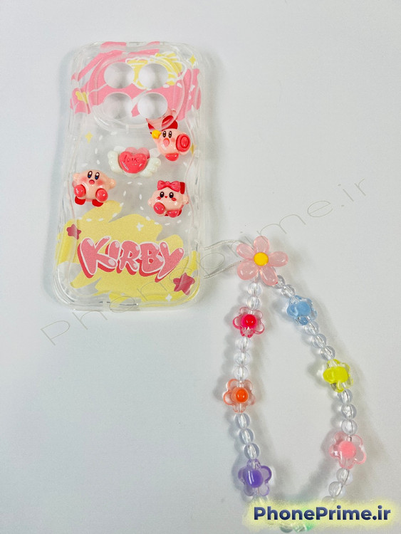 قاب شفاف فانتزی دخترانه Kirby برجسته 3D سامسونگ A55