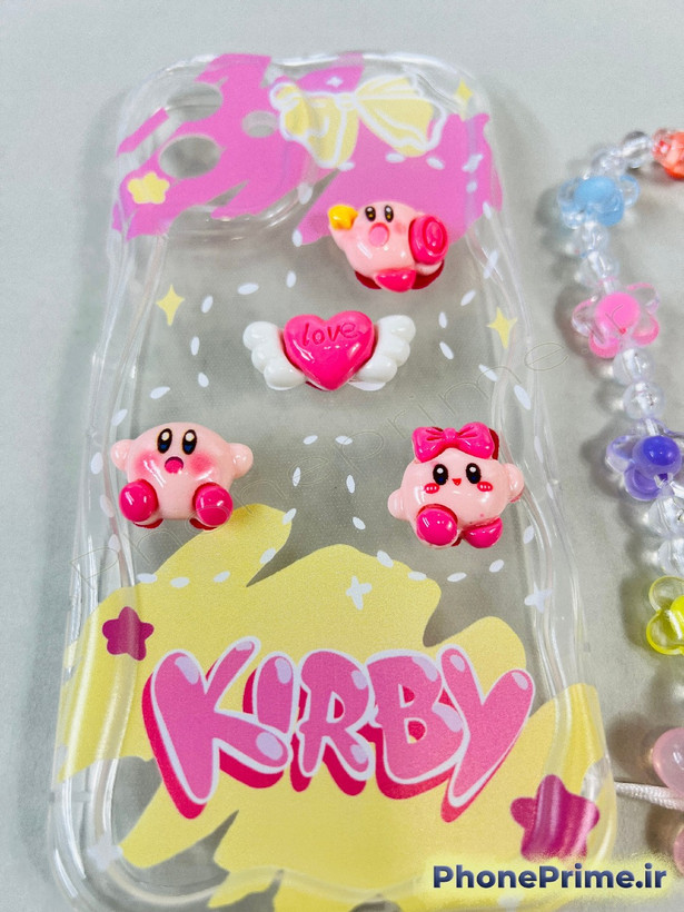 قاب شفاف عروسکی Kirby برای Redmi Note 8 Pro