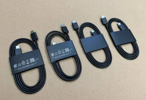 کابل دوسر تایپ سی اصلی سامسونگ مشکی یک متری سر کارتنی فون پرایم