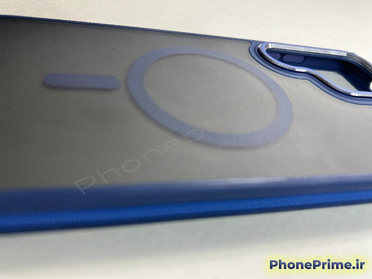 قاب سرمهای تیتانیومی سامسونگ S24 Ultra برند Berlia با استند دوربین و مگ سیف