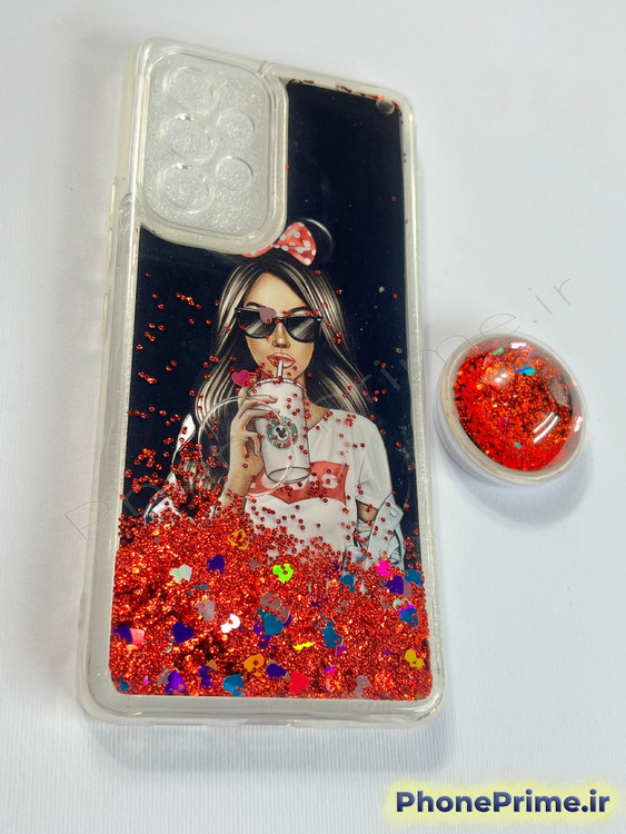 قاب گوشی سامسونگ A53 مدل آکواریومی اکلیلی طرح دختر و استارباکس