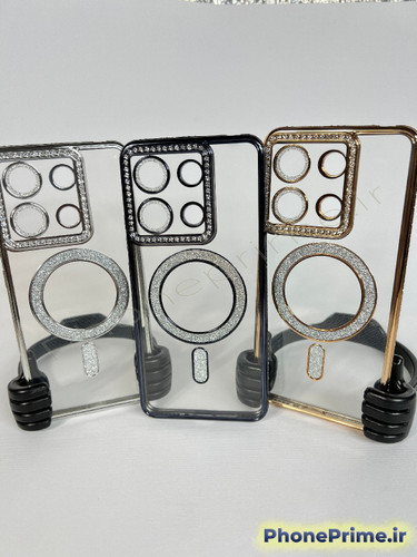 قاب لوکس و نگیندار گوشی شیائومی ردمی نوت 13 4G با محافظ لنز درخشان و رینگ مگنتی پشت