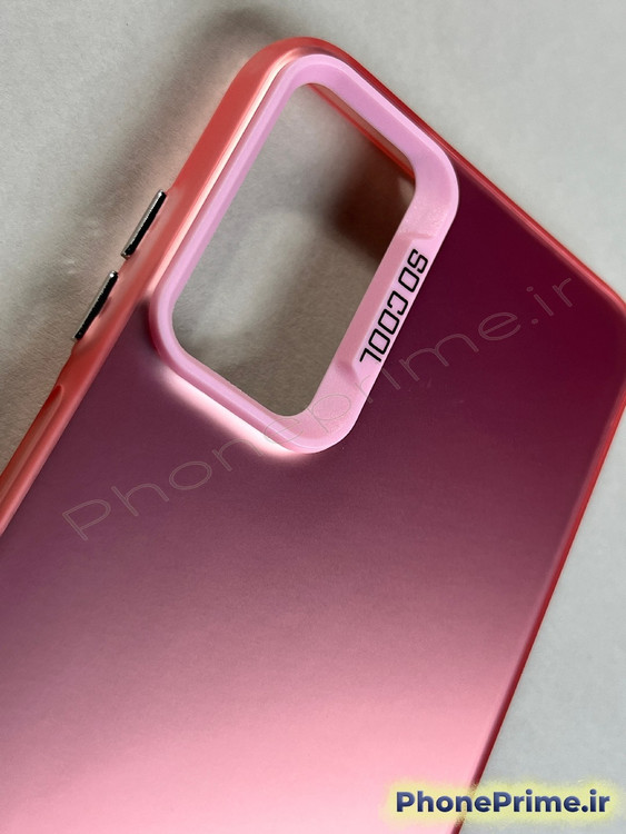 قاب هلوگرامی سامسونگ A05s با فریم رنگی و محافظ دوربین طرح SO COOL بدنه نشکن و درجه یک