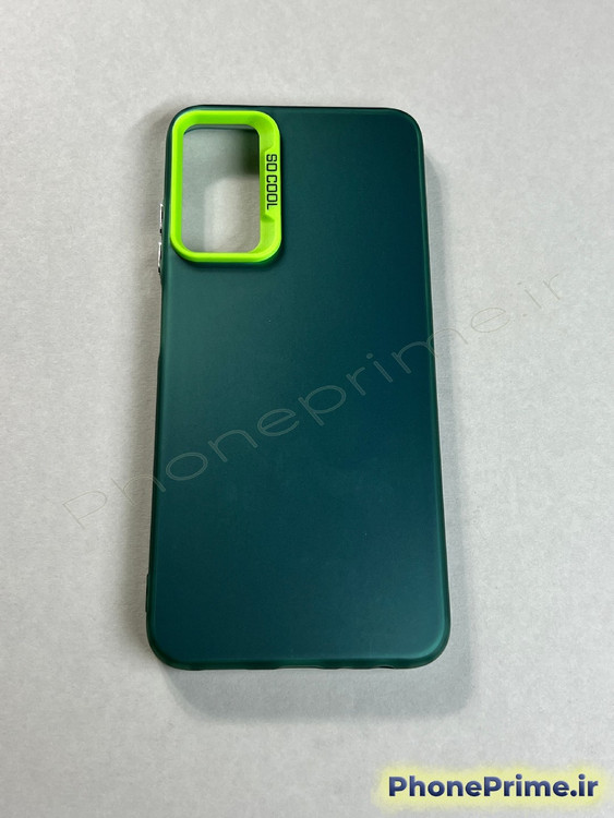 قاب هلوگرامی سبز تیره سامسونگ A05s با محافظ لنز رنگی طرح SO COOL و بدنه مستحکم