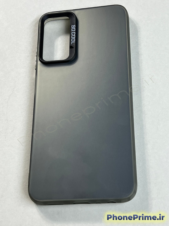 قاب هلوگرامی رنگ خاکستری سامسونگ A05s با فریم محافظ لنز صورتی پاستلی طرح SO COOL کیفیت درجه ۱