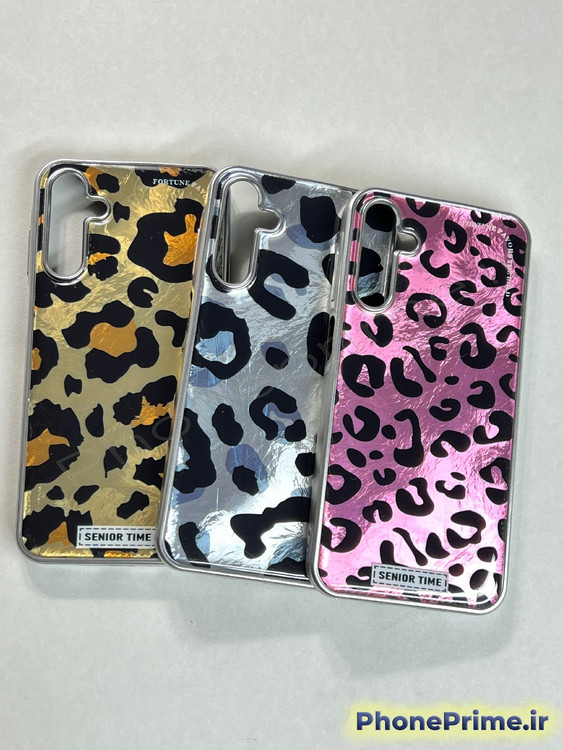 قاب سامسونگ A15 طرح پلنگی صورتی