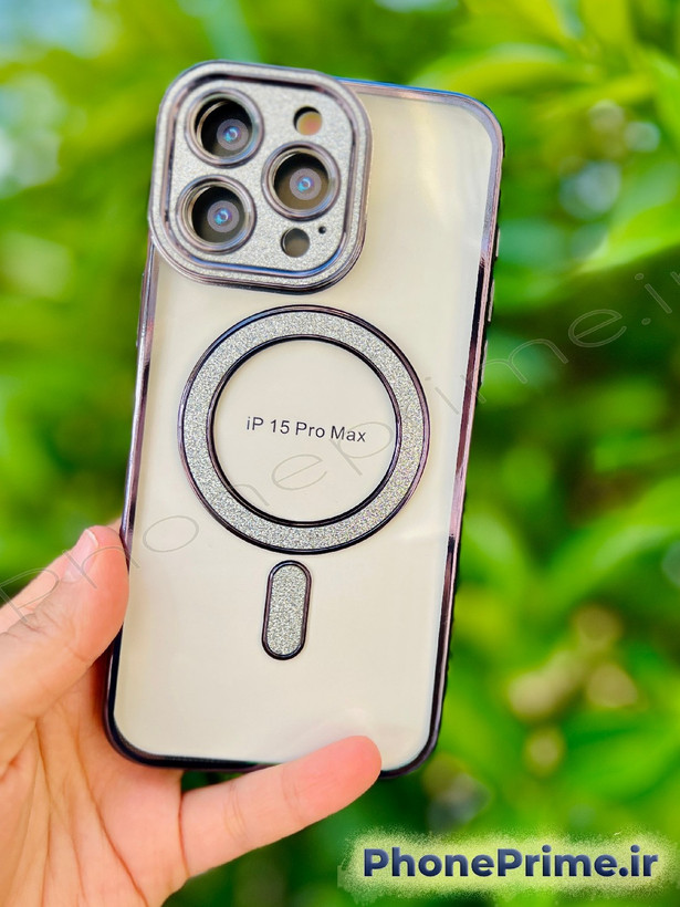 قاب آیفون ۱۵ پرومکس مدل شاین مجلسی PRO SHINE فروشگاه فون پرایم