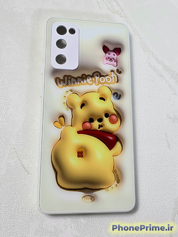 قاب گوشی سامسونگ S20 FE مدل سیلیکونی طرح برجسته وینی پو (Winnie the Pooh)