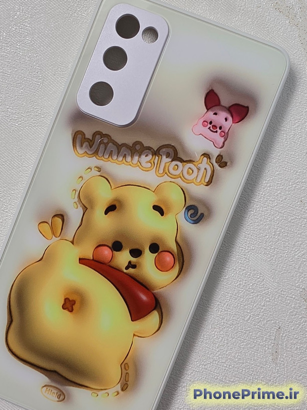 قاب گوشی سامسونگ S20 FE مدل سیلیکونی طرح برجسته وینی پو (Winnie the Pooh)
