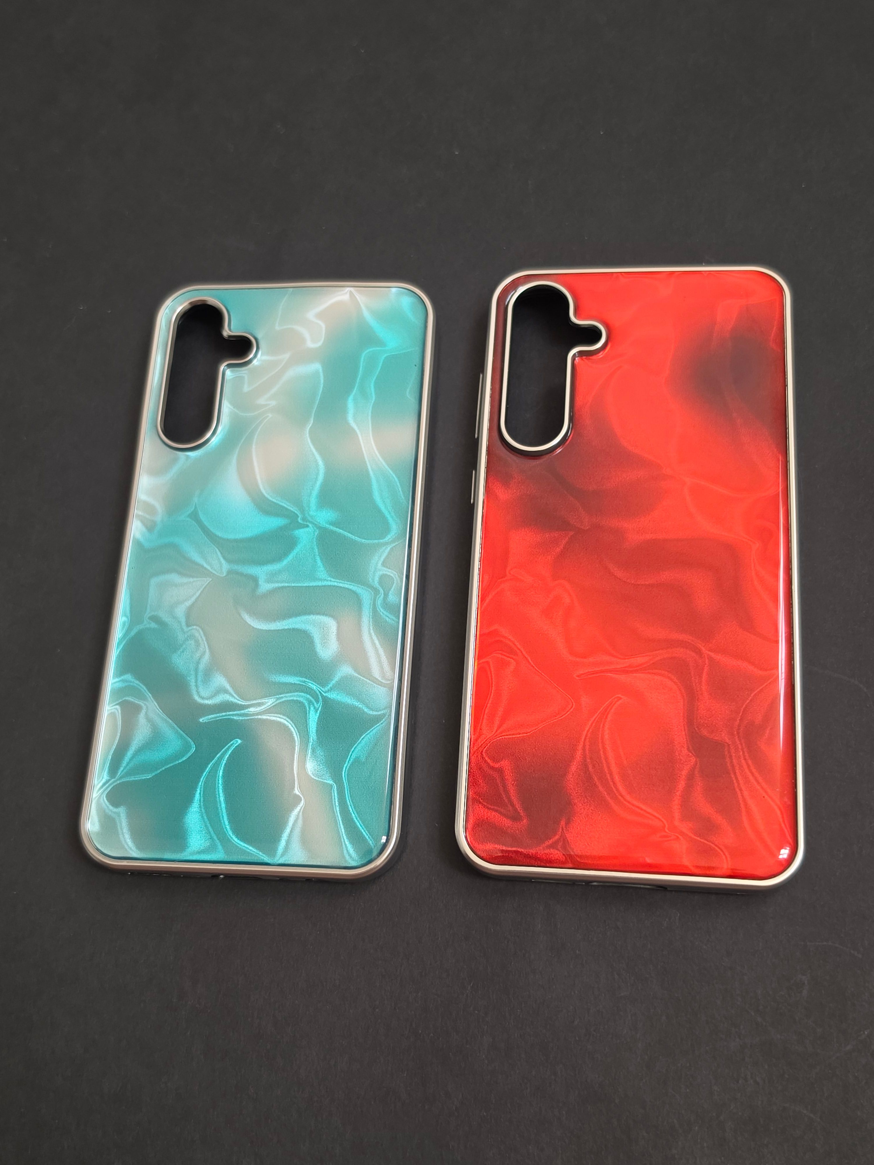 قاب سامسونگ گلکسی A14 Galaxy A14 طرح ابروبادی هولوگرامی آینه‌ای در ۴ رنگ
