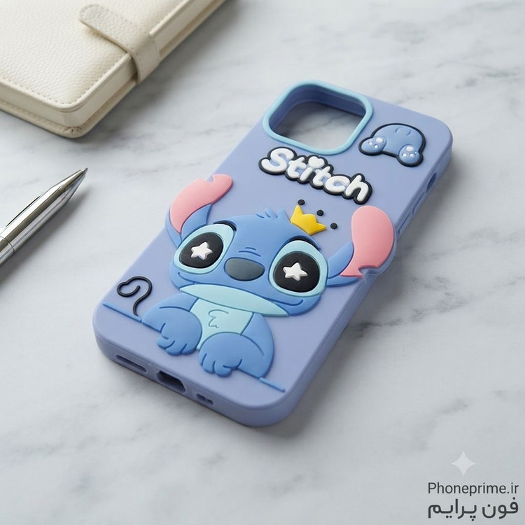 قاب آیفون 13 پرو مکس و 12 پرو مکس مشترک iPhone 13 Pro Max 12 Pro Max طرح سهبعدی استیچ Stitch قابل شستشو با ۱ سال ضمانت تغییر رنگ