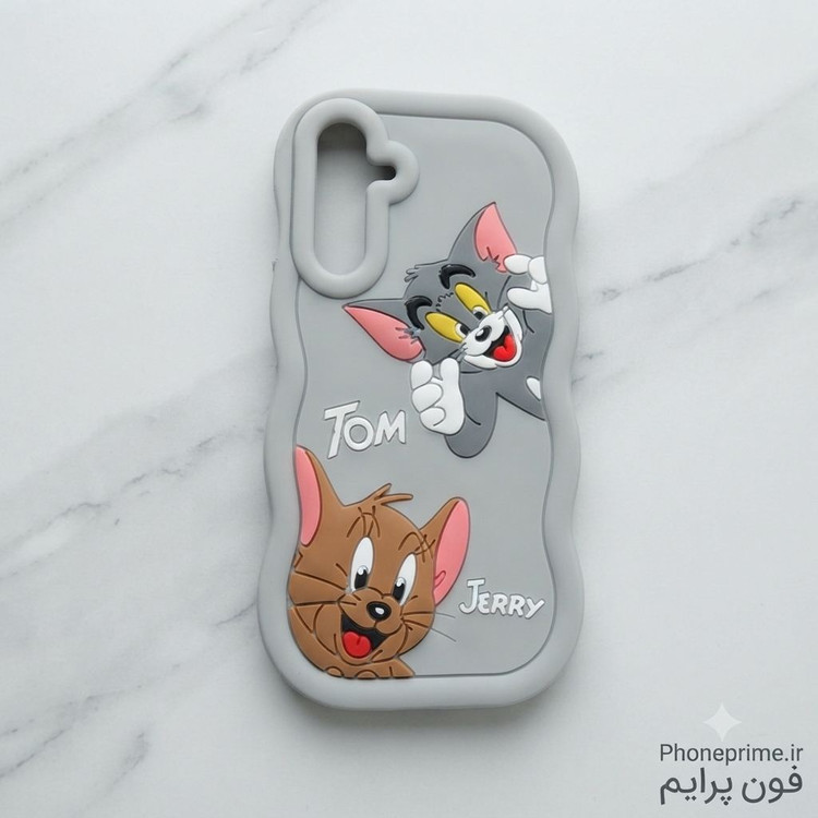 قاب سامسونگ A15 و A25 مشترک Samsung Galaxy A15 A25 طرح سهبعدی تام و جری Tom and Jerry ۳ رنگ قابل شستشو با ۱ سال ضمانت رنگ