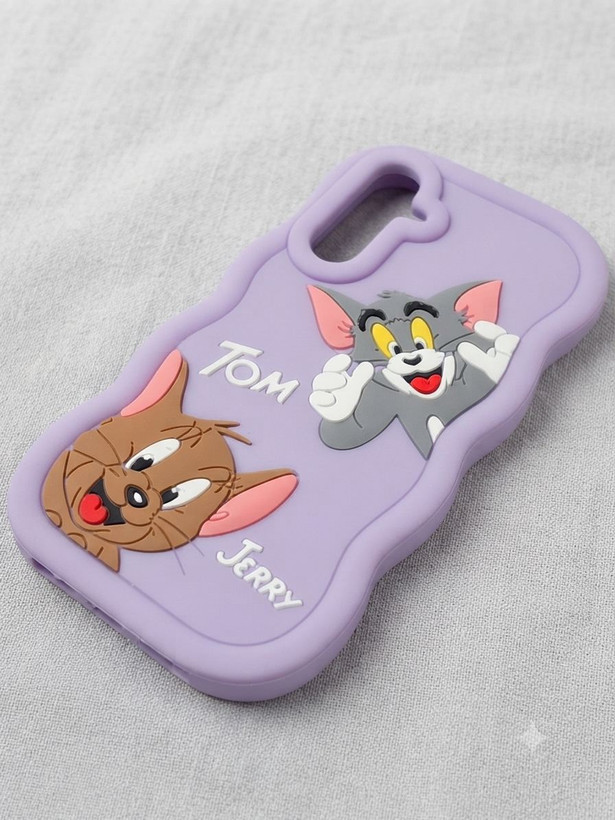 قاب سامسونگ A15 و A25 مشترک Samsung Galaxy A15 A25 طرح سهبعدی تام و جری Tom and Jerry ۳ رنگ قابل شستشو با ۱ سال ضمانت رنگ
